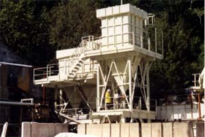 Silica sand plant