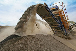 River Stone Crushing plant